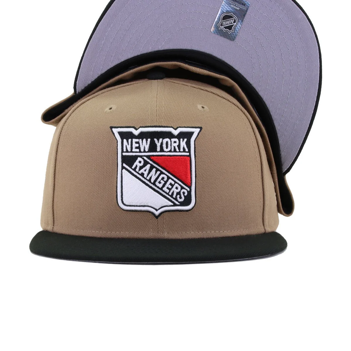 New York Rangers Khaki Black New Era 59Fifty Fitted - Image 4