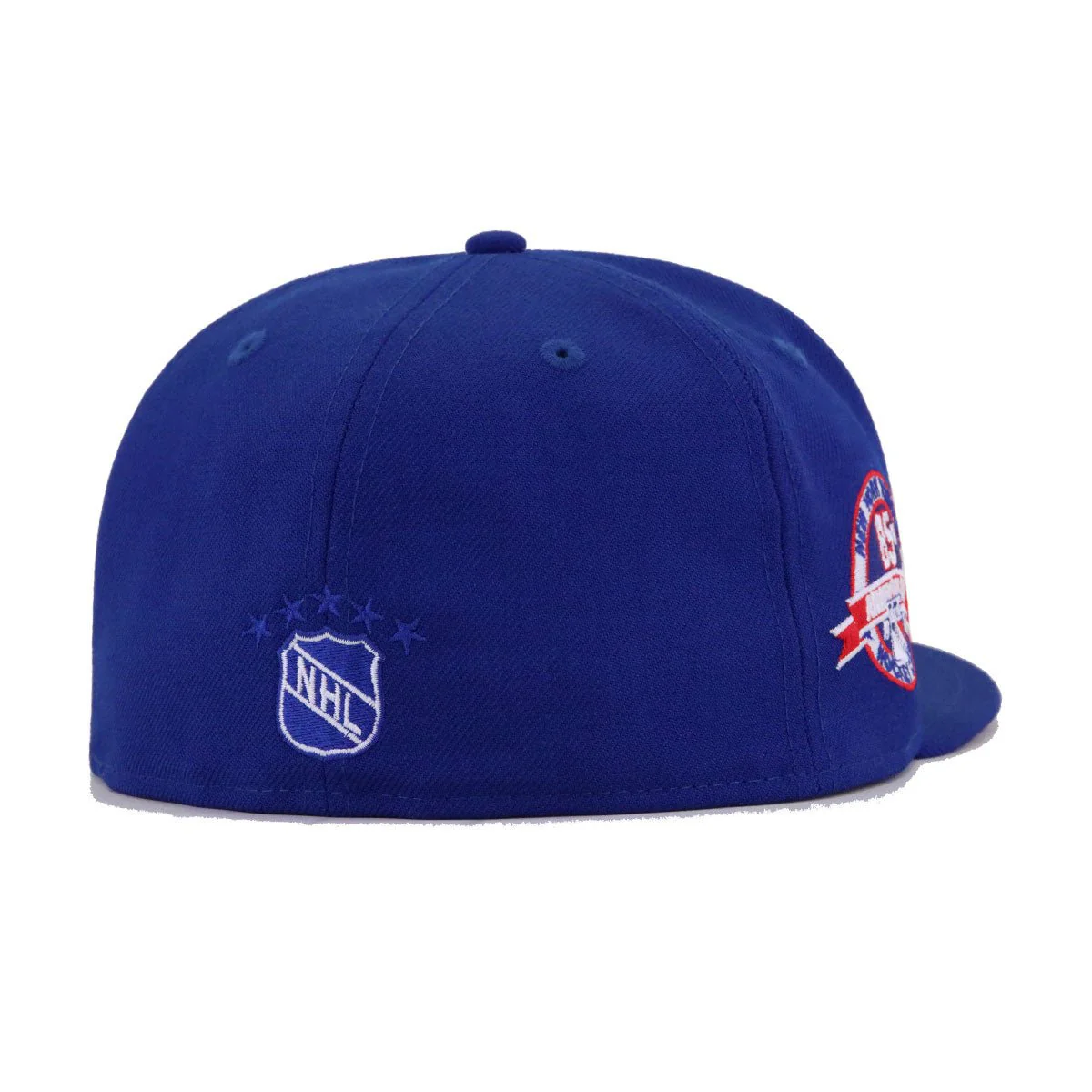 New York Rangers Light Royal Blue 85th Anniversary New Era 59Fifty Fitted - Image 3