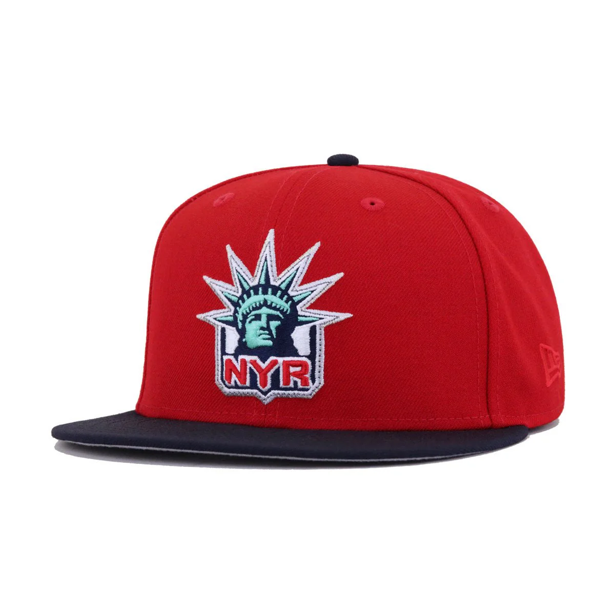 New York Rangers Scarlet Navy 1996 New Era 59Fifty Fitted