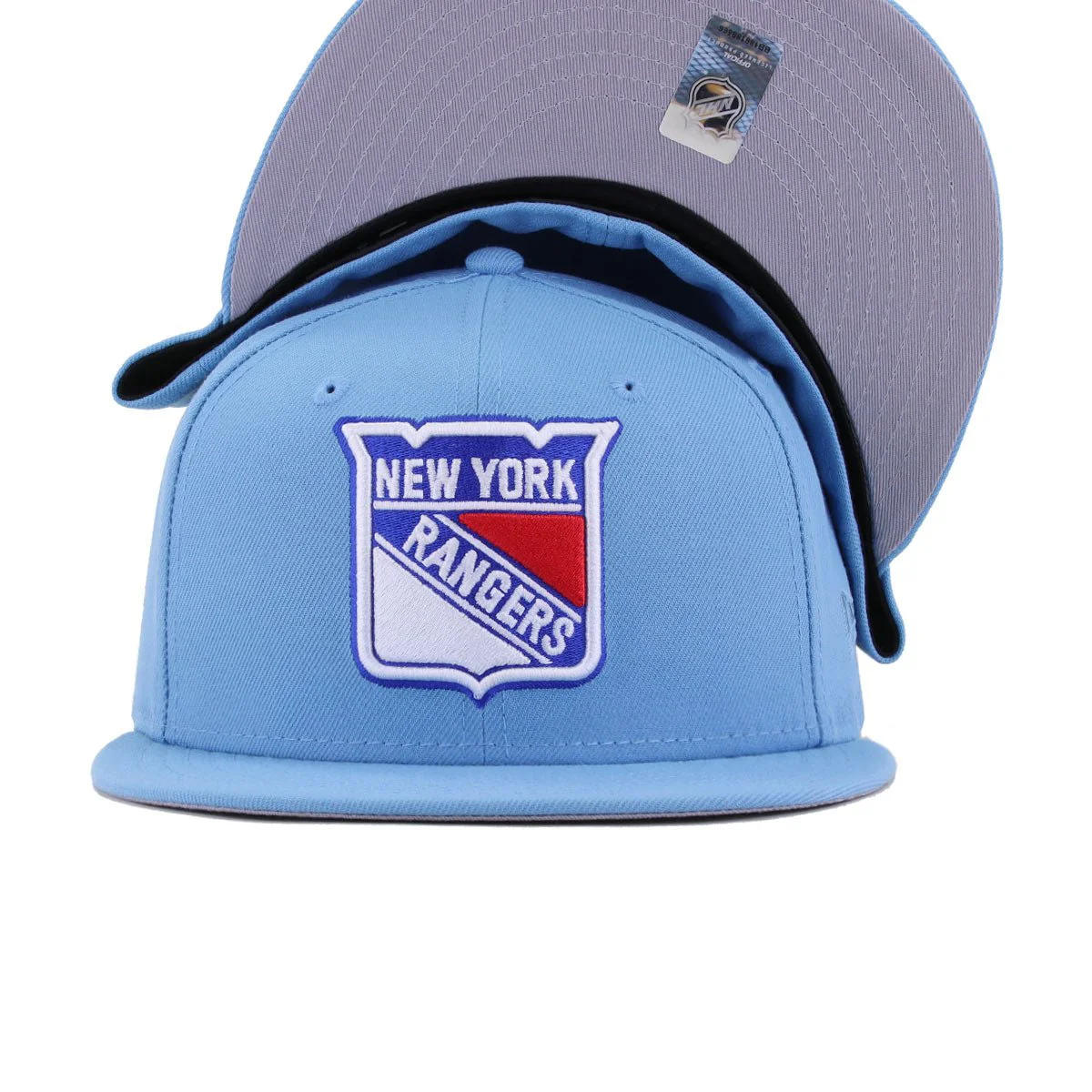 New York Rangers Sky Blue New Era 59Fifty Fitted - Image 4