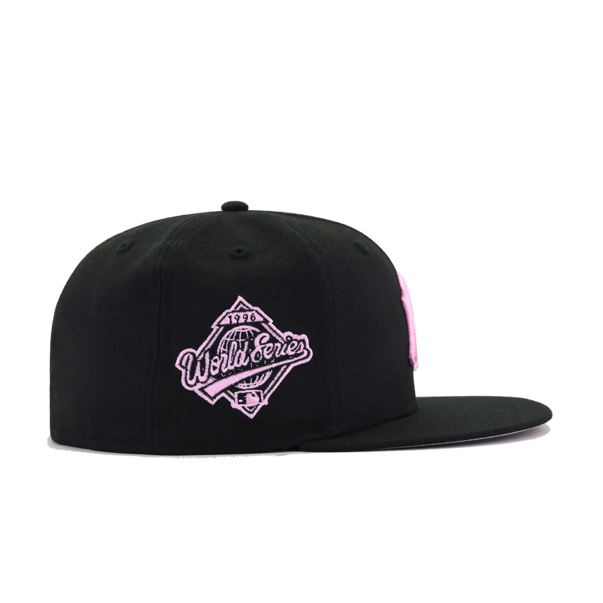 New York Yankees Black PINK 1996 World Series New Era 59Fifty Fitted - Image 2