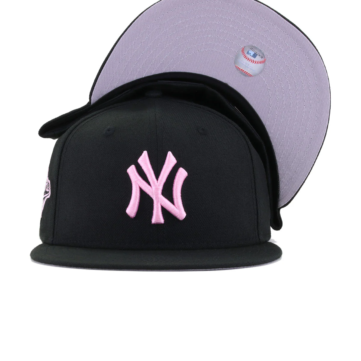New York Yankees Black PINK 1996 World Series New Era 59Fifty Fitted - Image 4