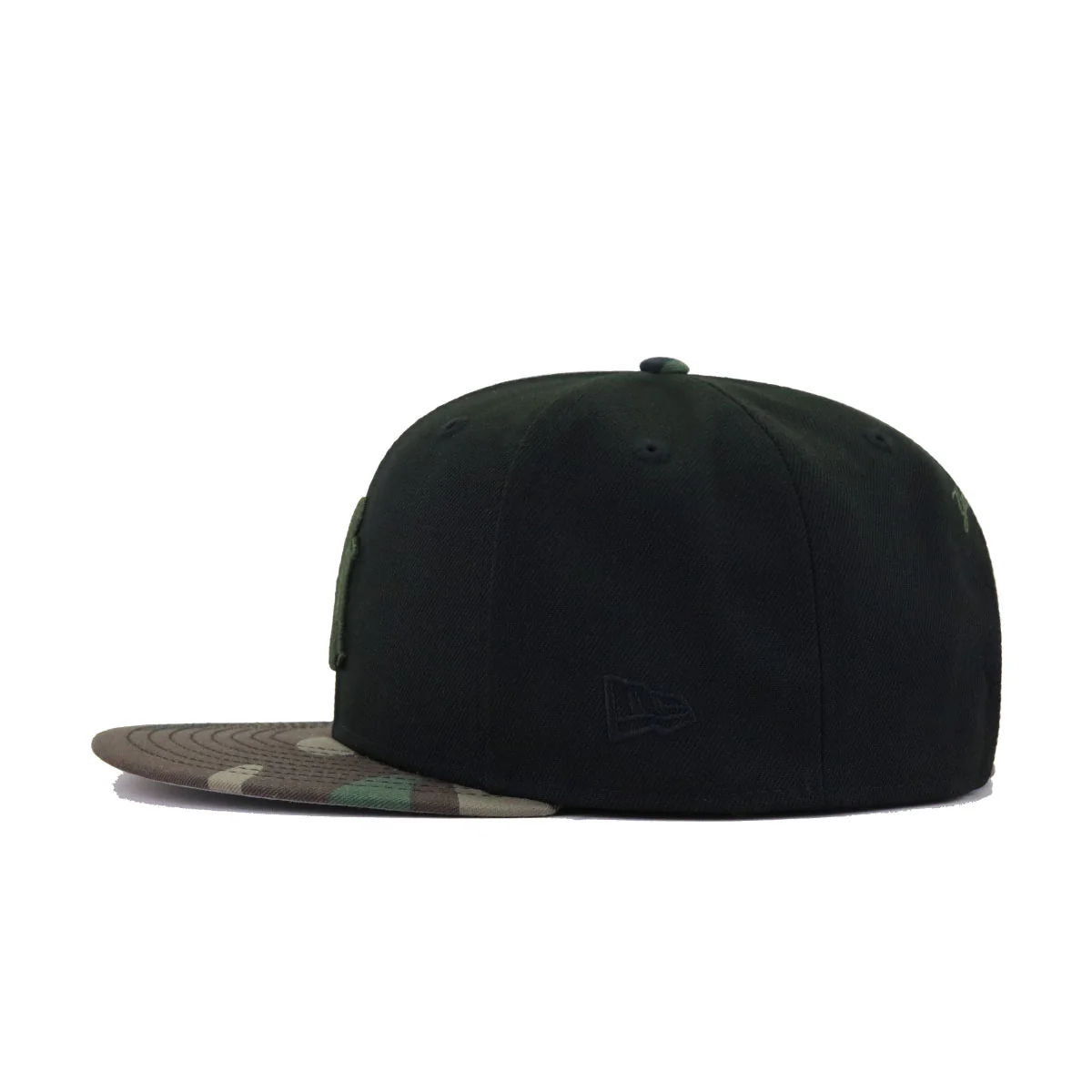 New York Yankees Black Woodland Camouflage New Era 9Fifty Snapback - Image 3