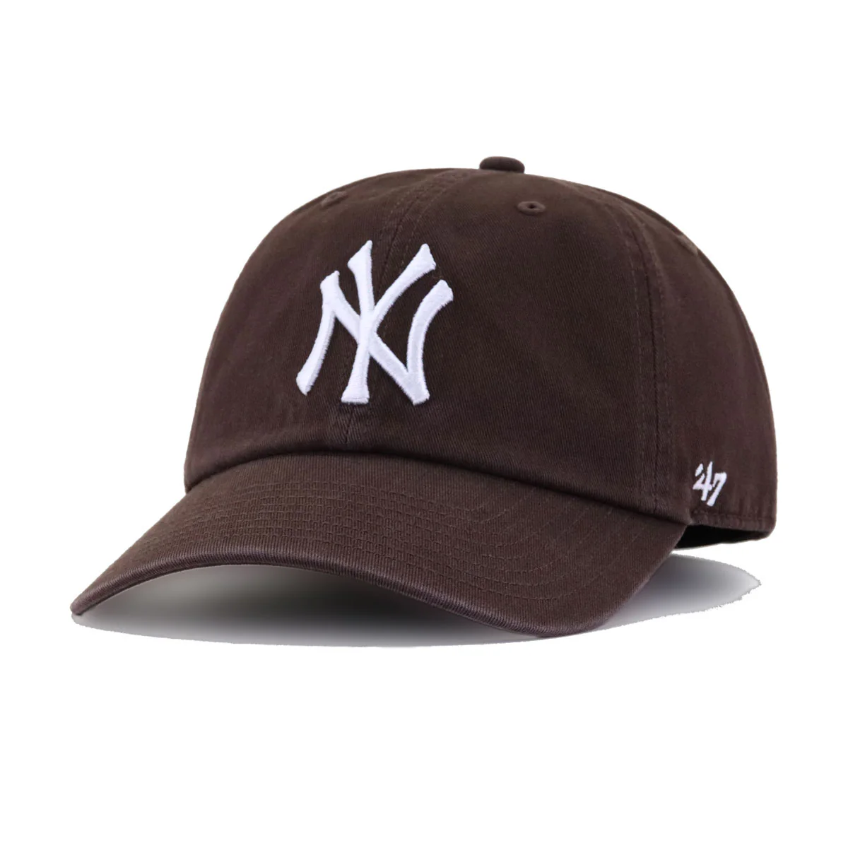 New York Yankees Brown 47 Brand Clean Up Dad Hat
