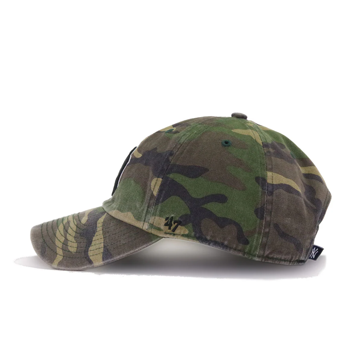 New York Yankees Camouflage 47 Brand Clean Up Dad Hat - Image 2