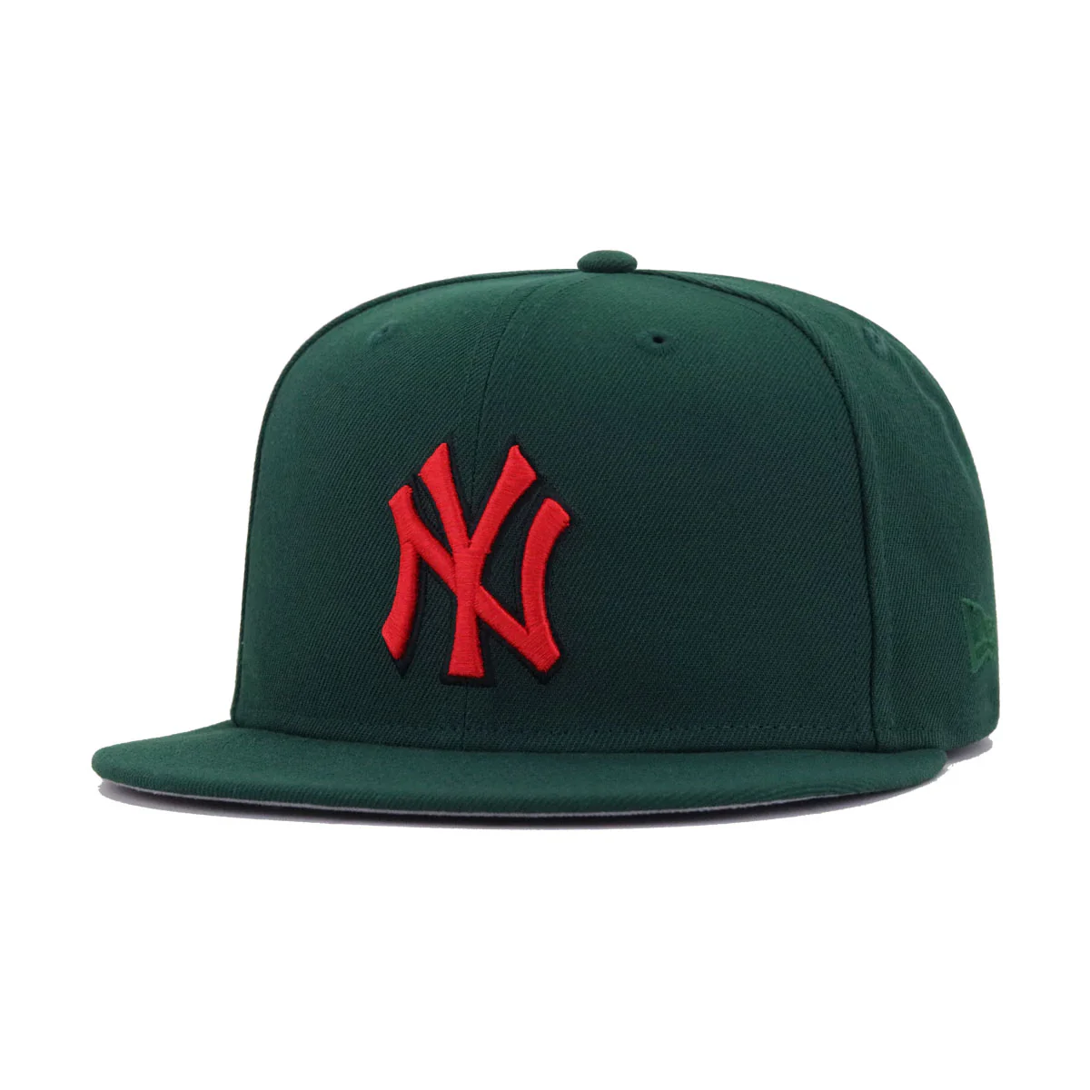 New York Yankees Dark Green Radiant Red New Era 59Fifty Fitted