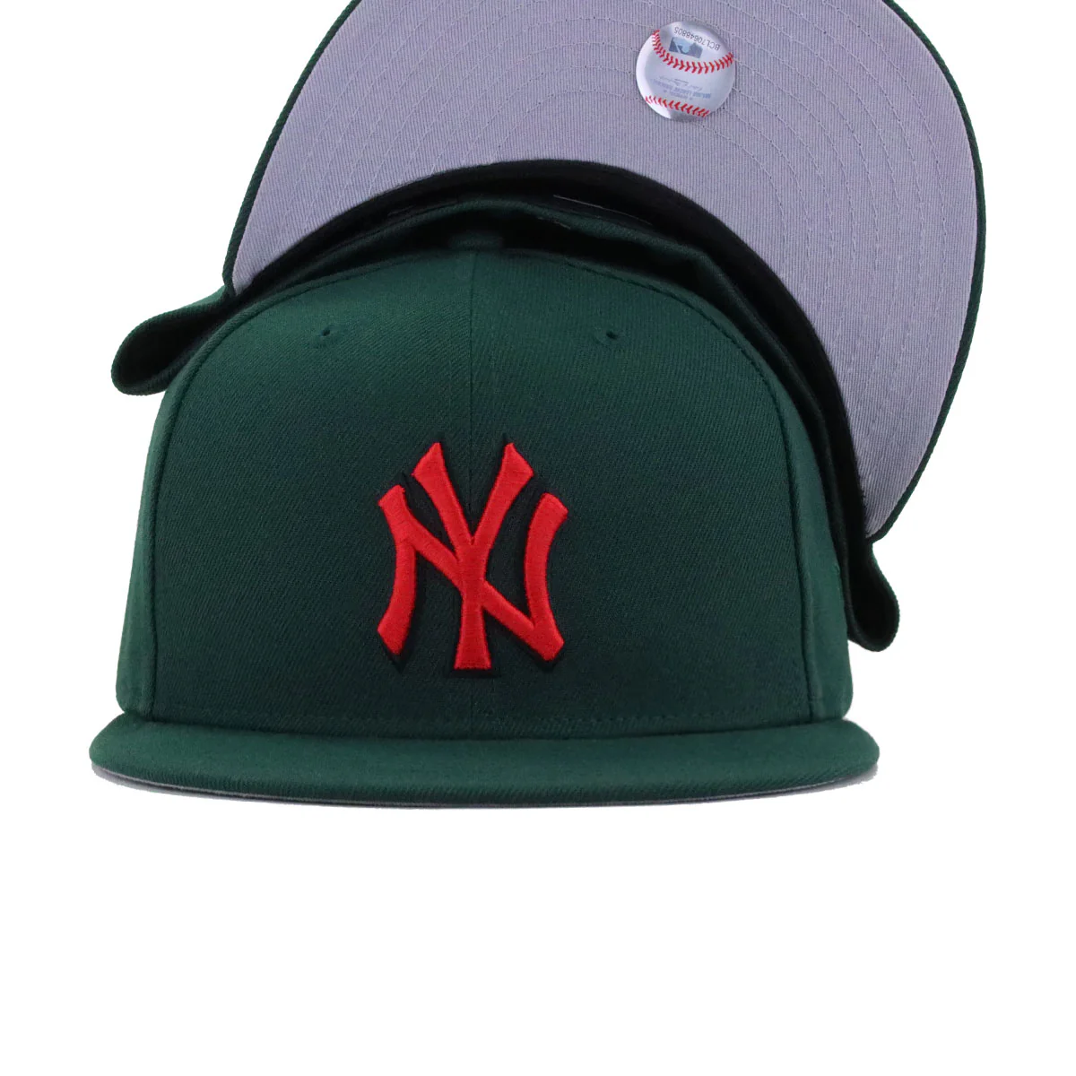 New York Yankees Dark Green Radiant Red New Era 59Fifty Fitted - Image 4