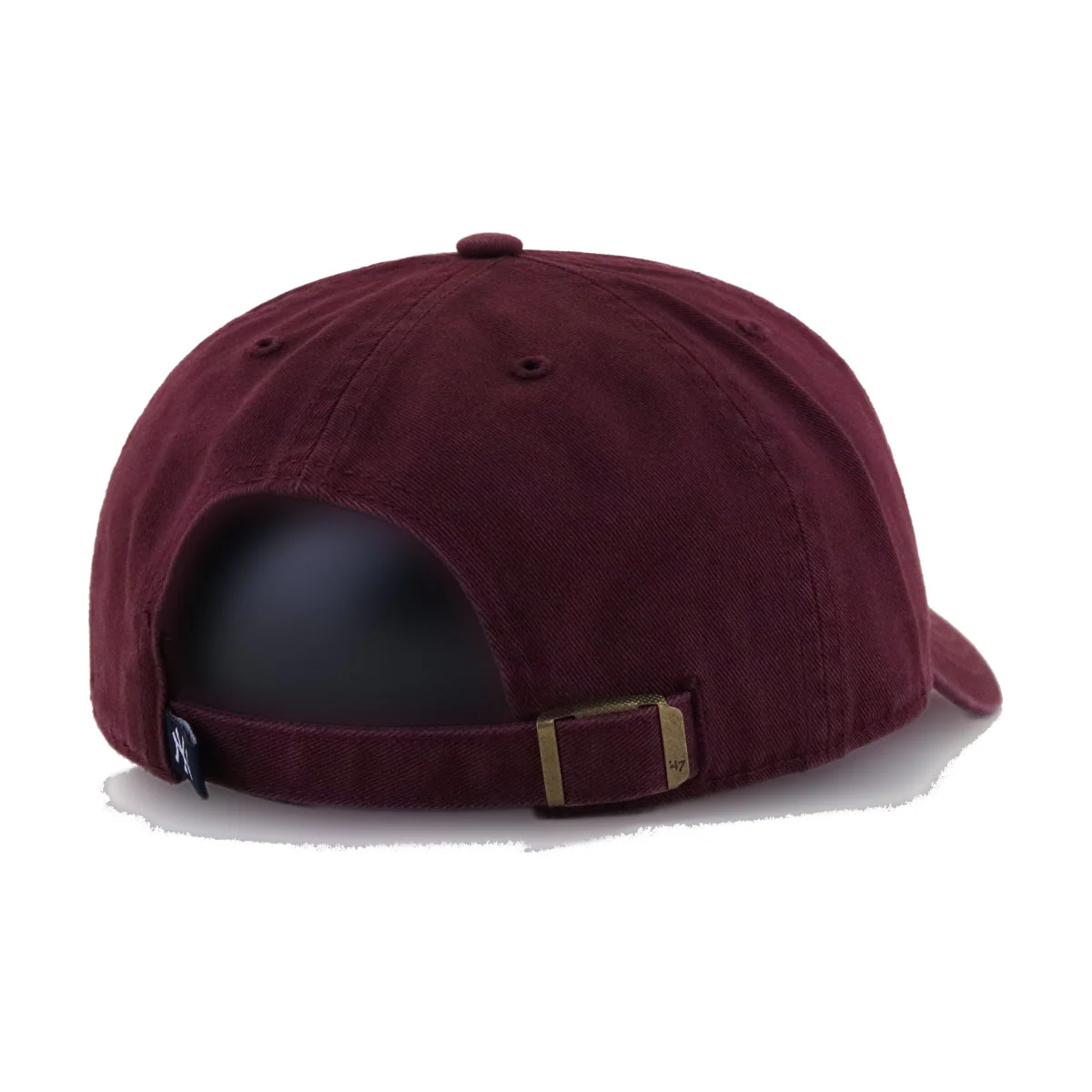 New York Yankees Dark Maroon 47 Brand Clean Up Dad Hat - Image 3
