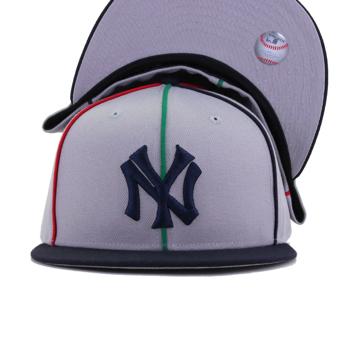 New York Yankees Grey Navy 1915 New Era 59Fifty Fitted - Image 4