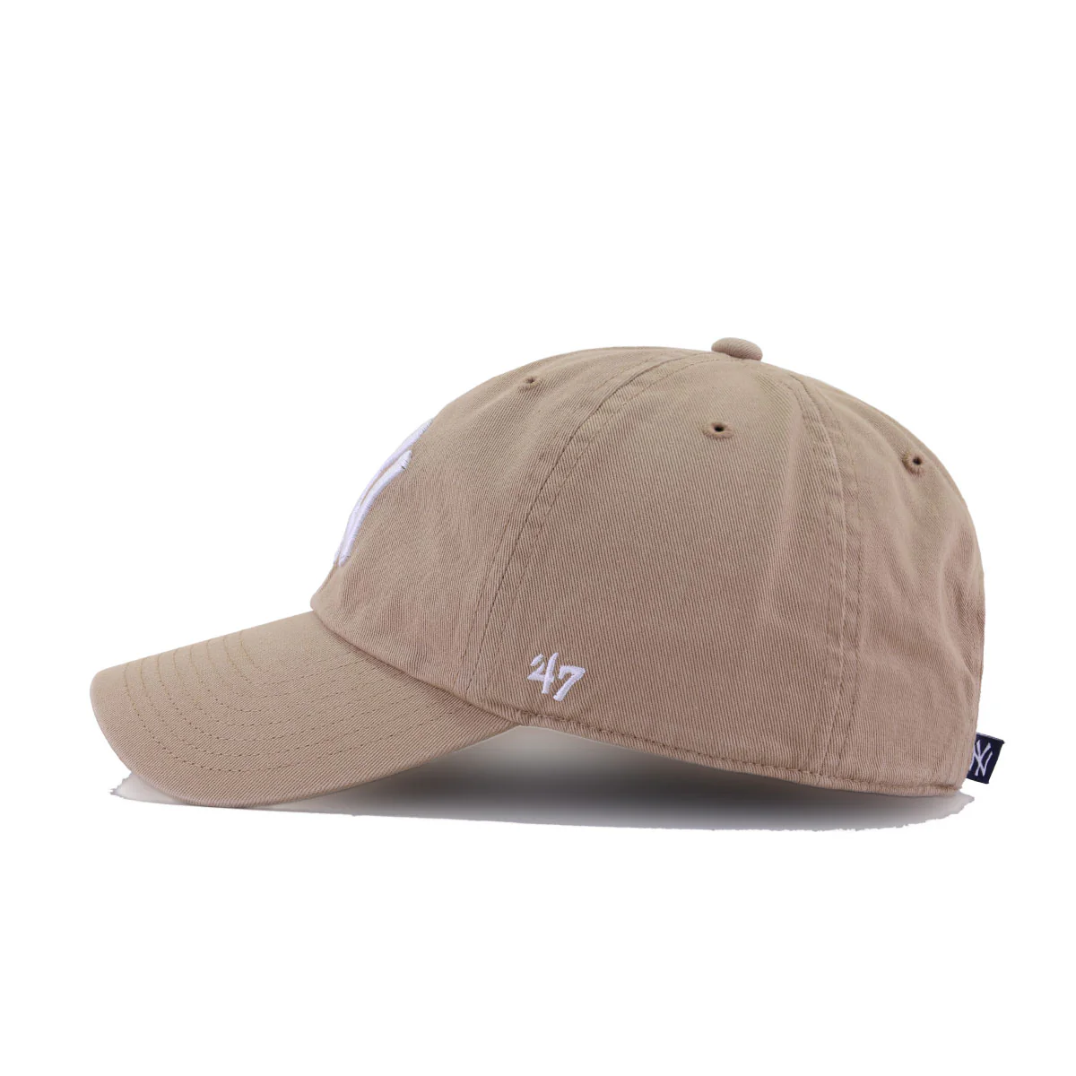 New York Yankees Khaki 47 Brand Clean Up Dad Hat - Image 2