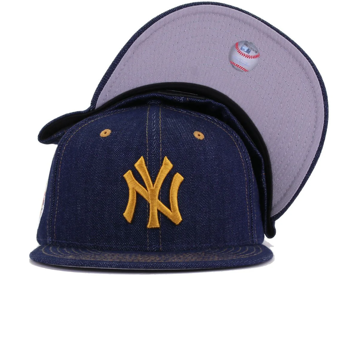 New York Yankees Light Navy Denim 1952 World Series New Era 59Fifty Fitted - Image 5