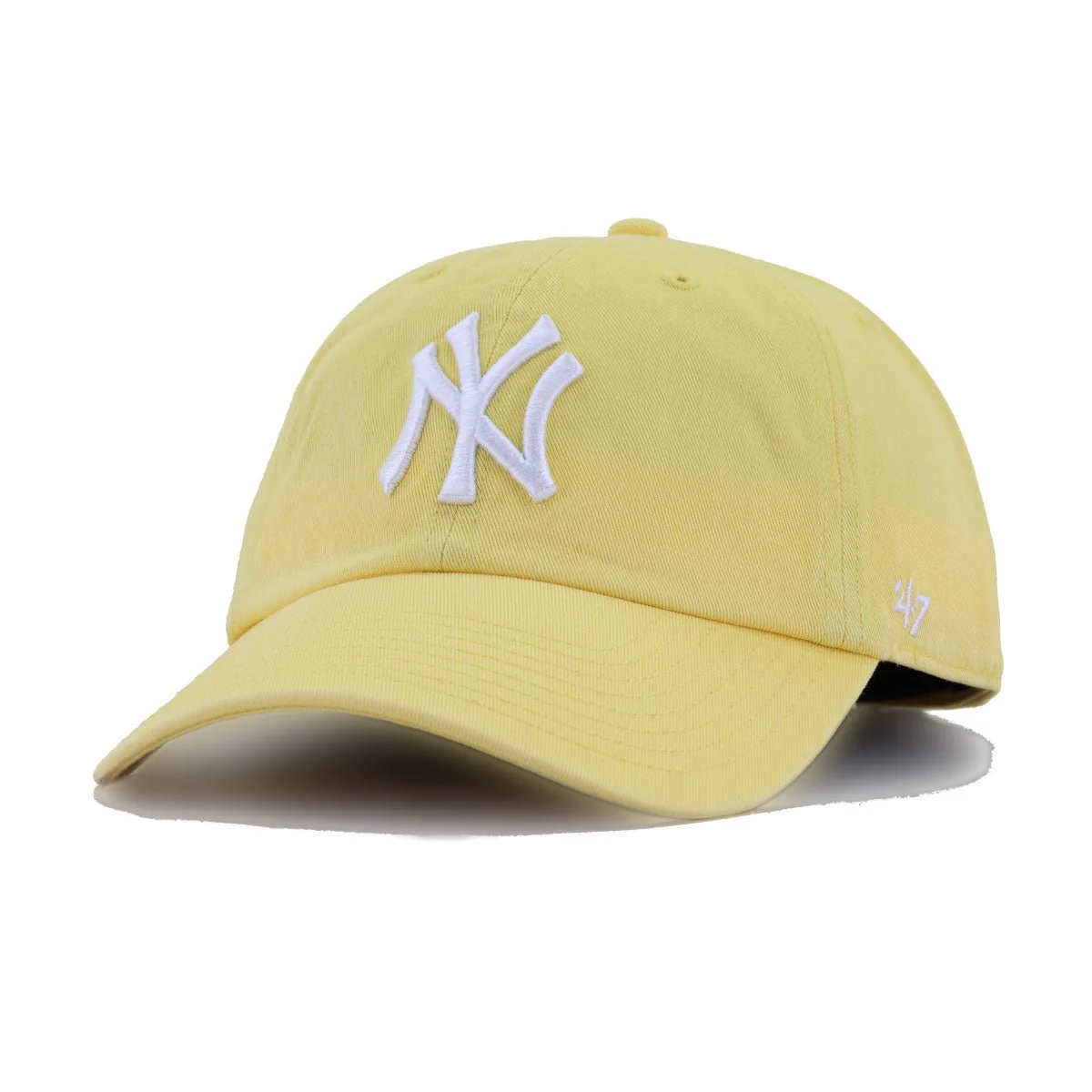 New York Yankees Maize 47 Brand Clean Up Dad Hat
