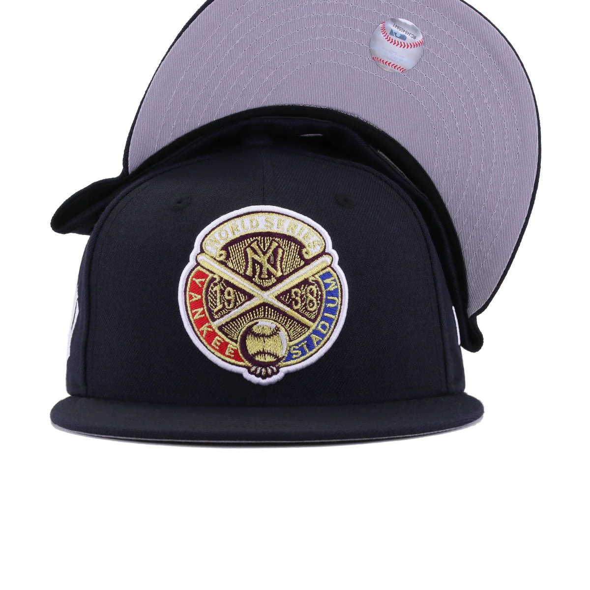 New York Yankees Navy 1938 World Series Front New Era 59Fifty Fitted - Image 4