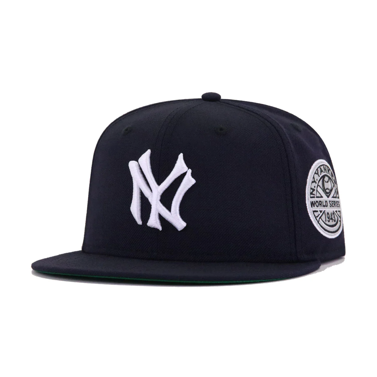 New York Yankees Navy 1943 World Series Cooperstown Green Bottom New Era 59Fifty Fitted