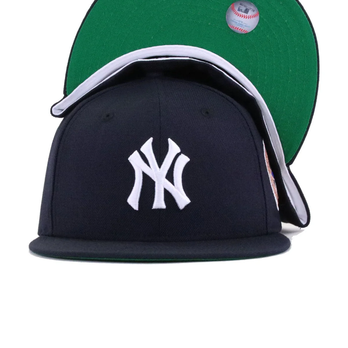 New York Yankees Navy 1961 World Series Cooperstown Green Bottom New Era 59Fifty Fitted - Image 4