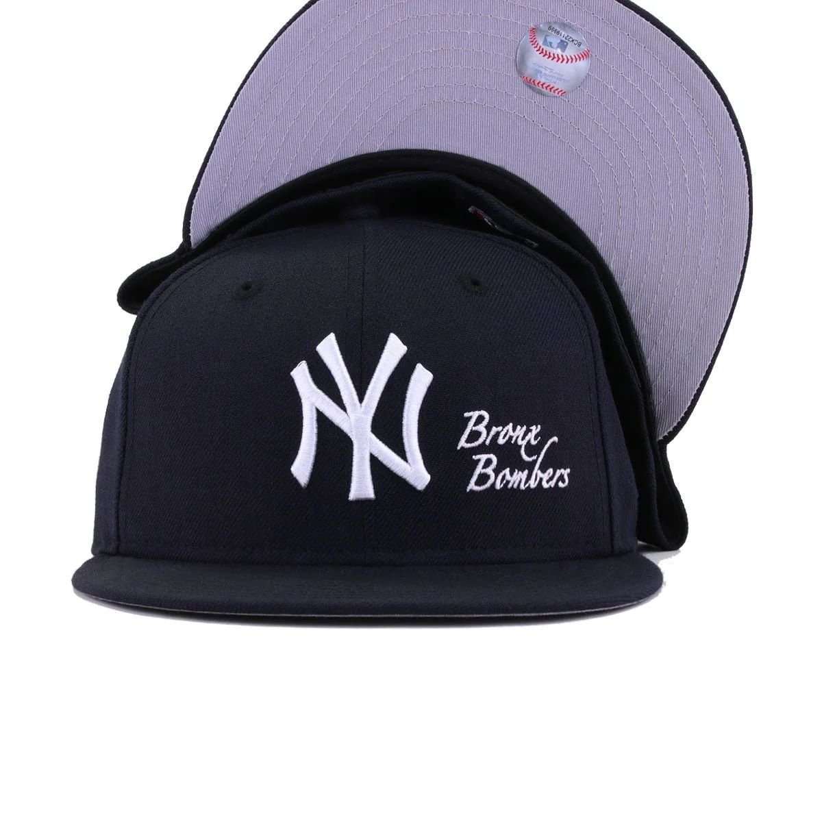 New York Yankees Navy BRONX BOMBERS New Era 59Fifty Fitted - Image 4