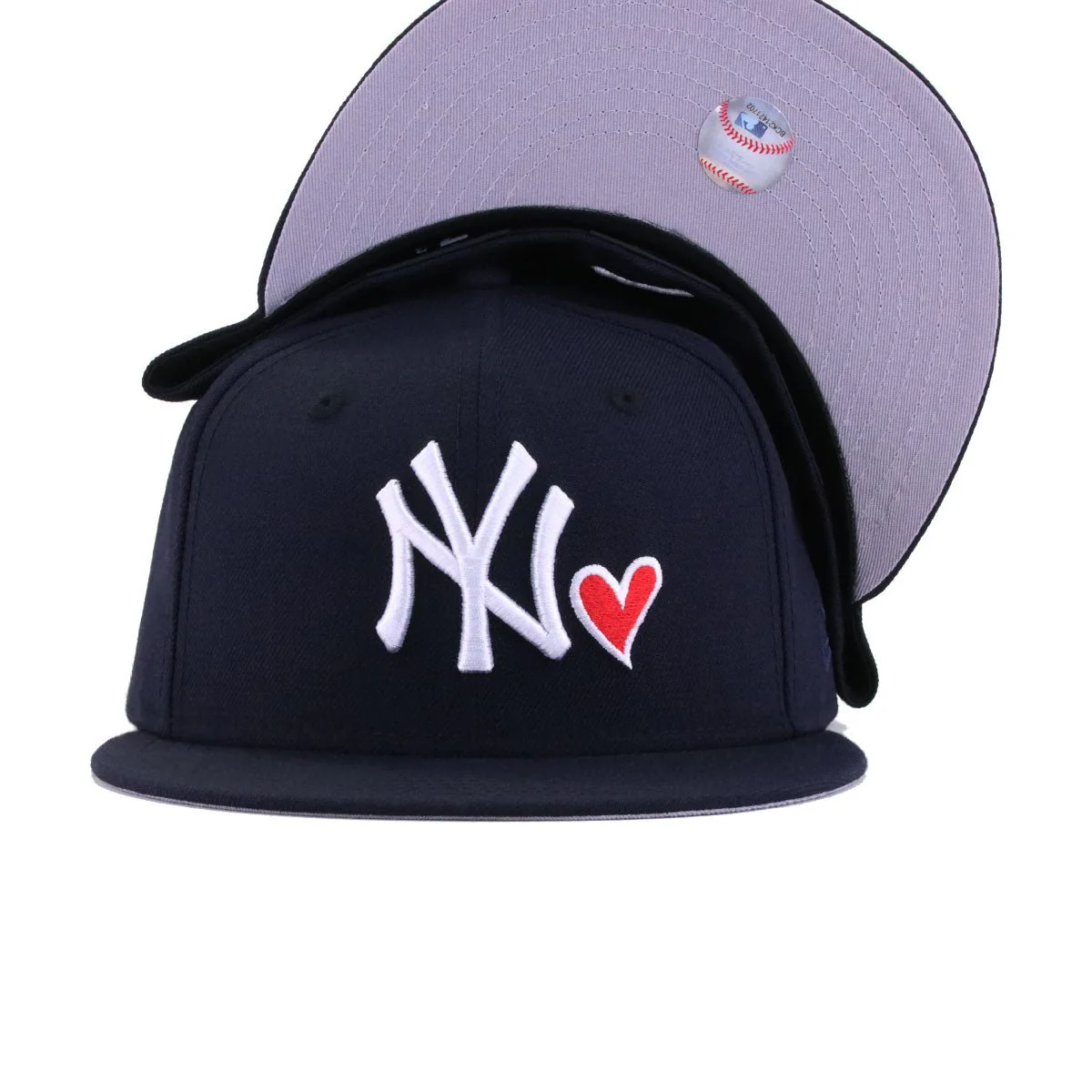 New York Yankees Navy HEARTS New Era 59Fifty Fitted - Image 4