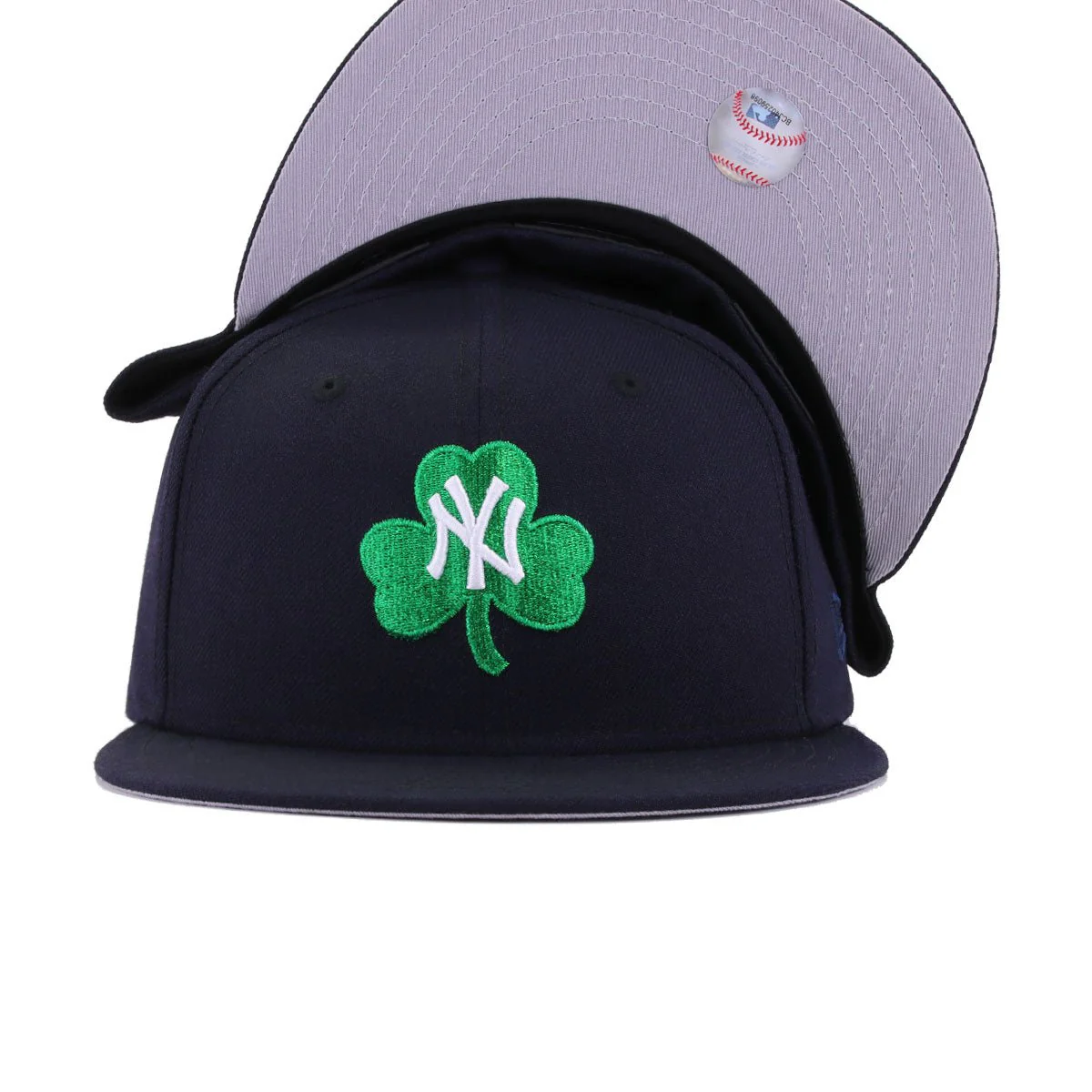 New York Yankees Navy Lucky Shamrock New Era 59Fifty Fitted - Image 5