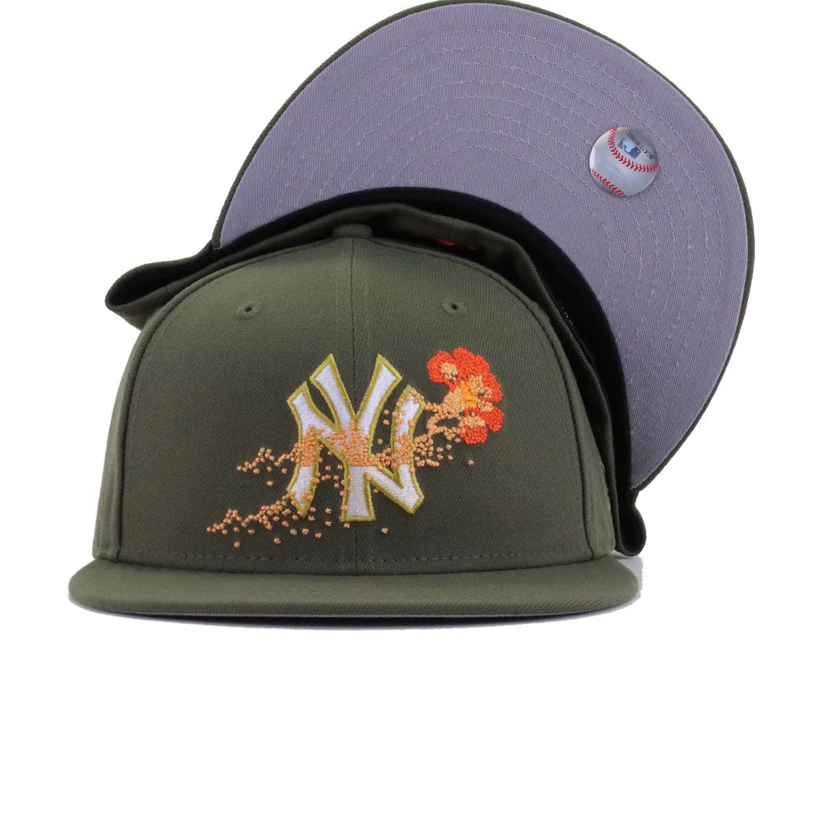 New York Yankees New Olive CORDYCEPS New Era 59Fifty Fitted - Image 4