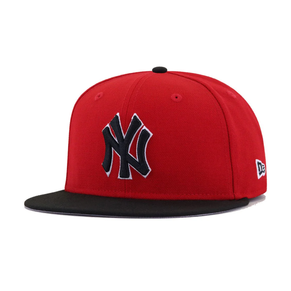 New York Yankees Scarlet Black New Era 59Fifty Fitted