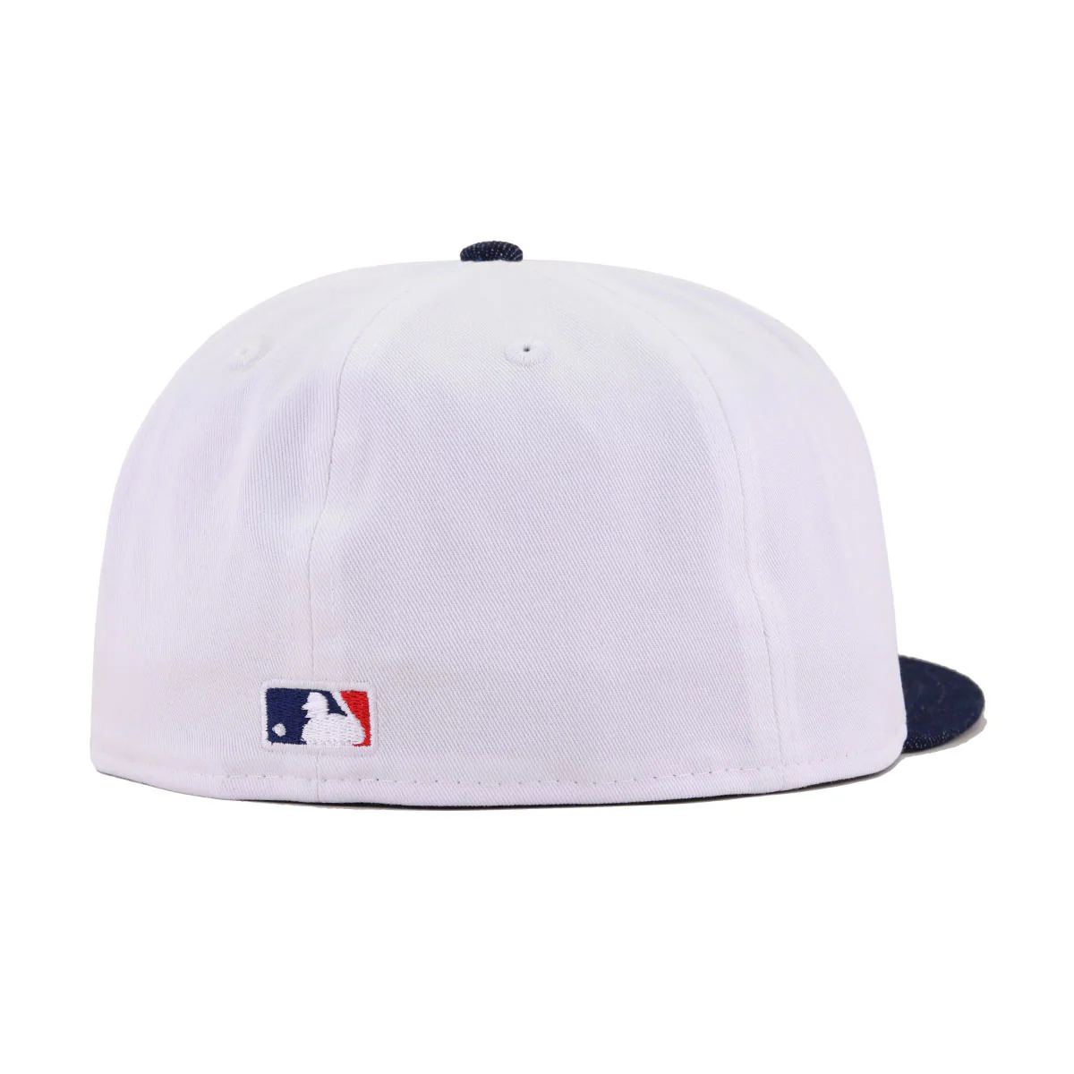 New York Yankees White Light Navy Denim New Era 59Fifty Fitted - Image 2
