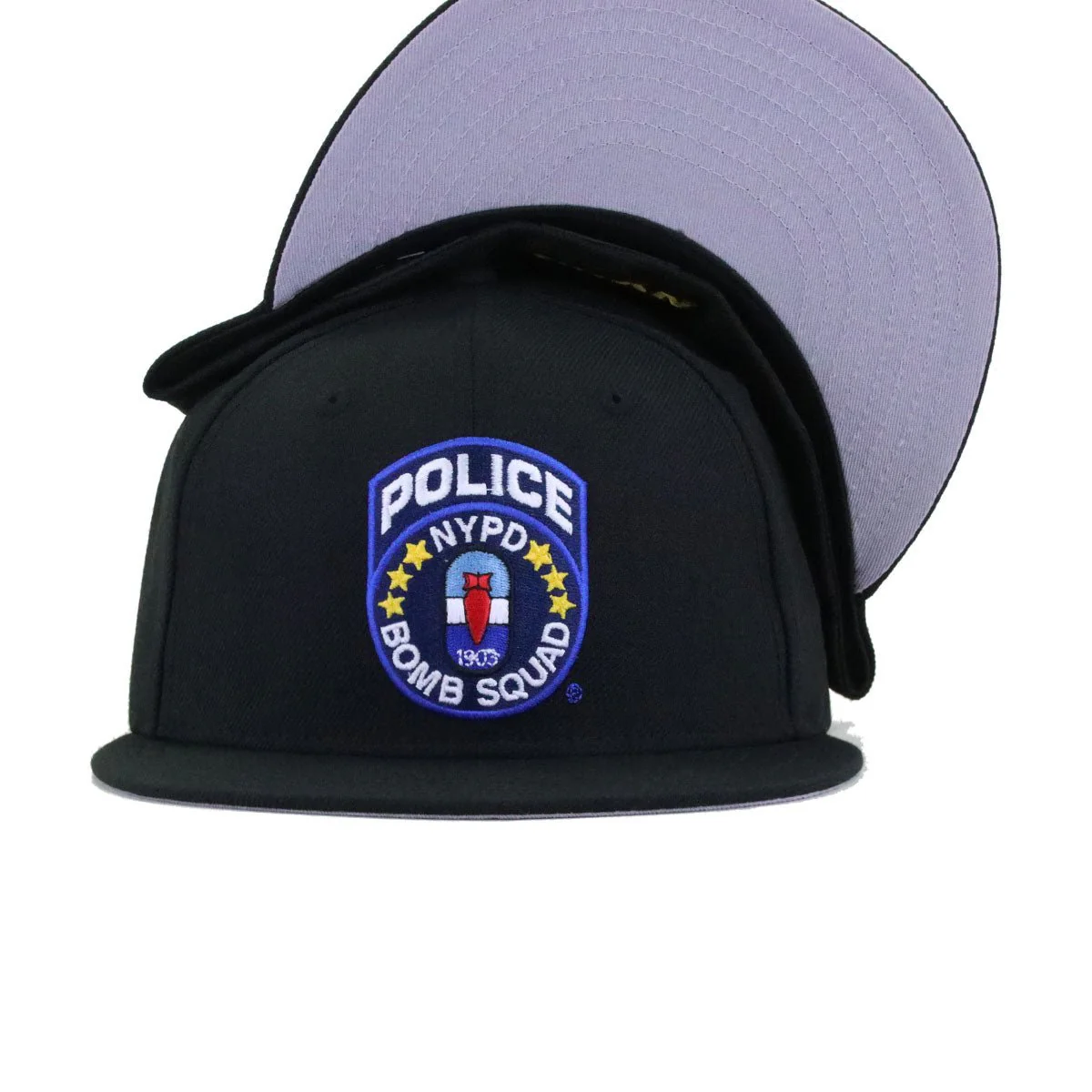 NYPD Black New York Police Department Bomb Squad New Era 59Fifty Fitted - Image 4