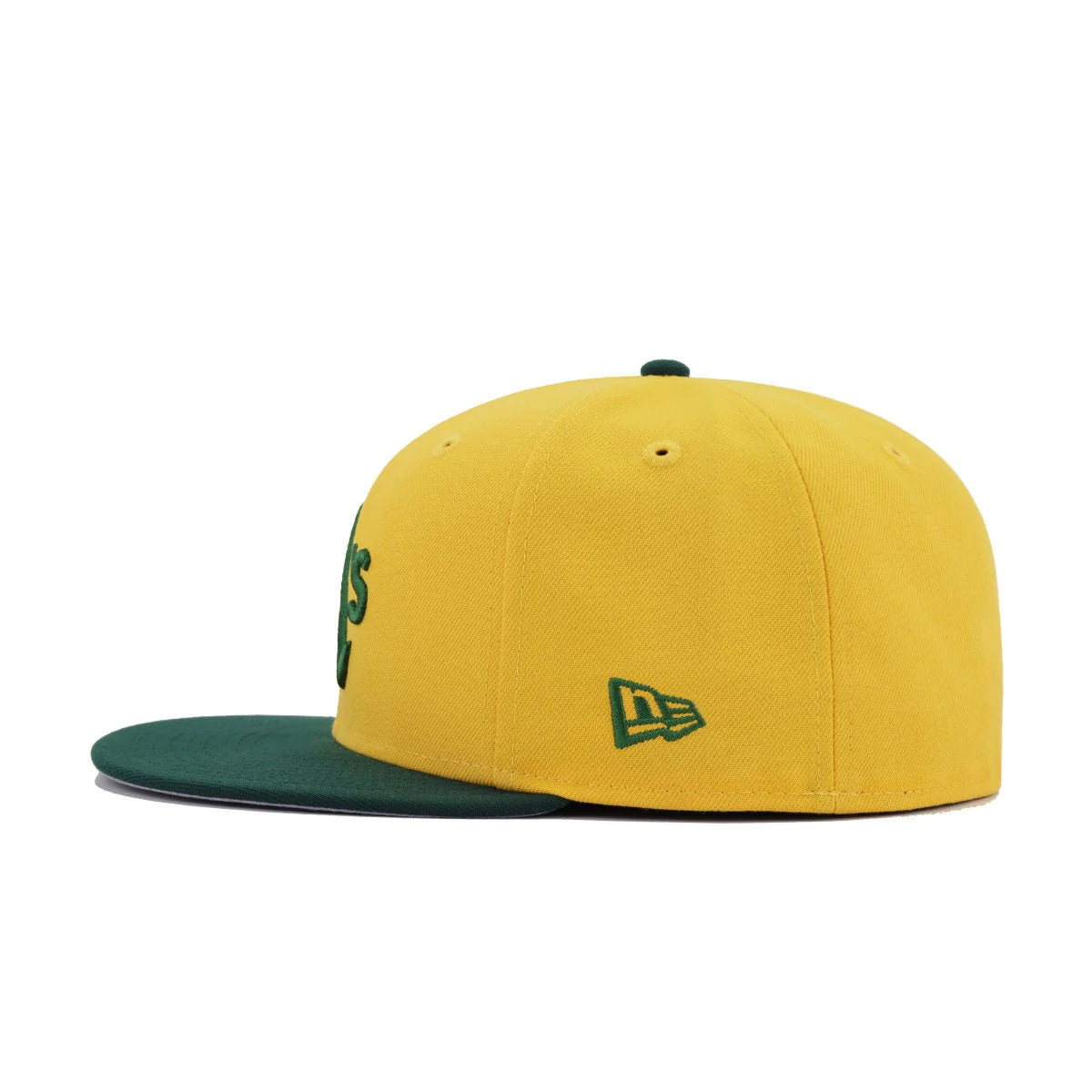 Oakland Athletics A Gold Dark Green REVERSE New Era 59Fifty Fitted - Image 3