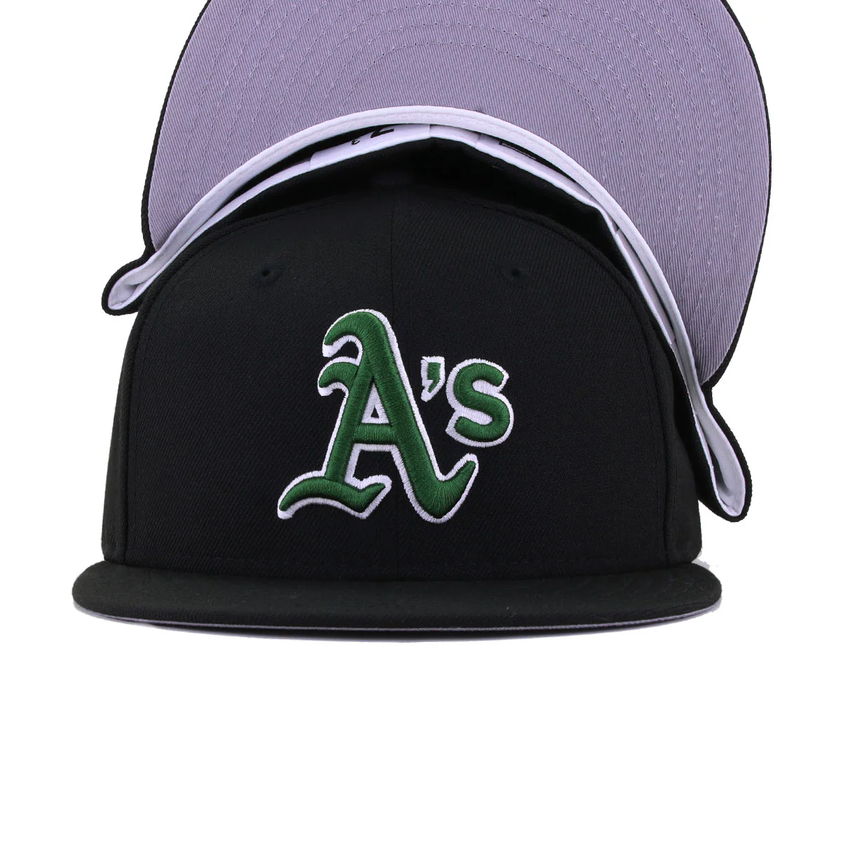 Oakland Athletics Black Cooperstown AC New Era 59Fifty Fitted - Image 4