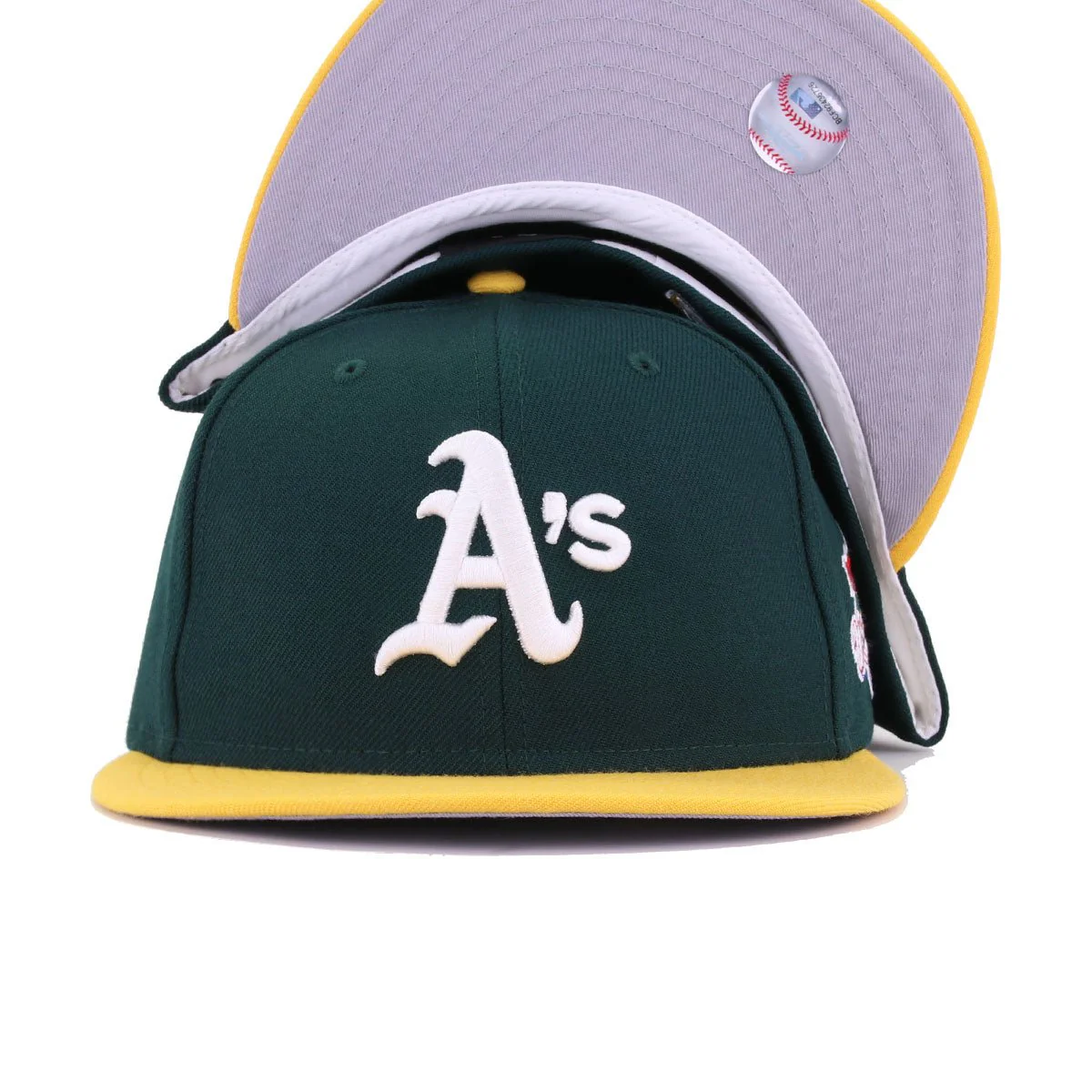 Oakland Athletics Dark Green A Gold 1989 World Series Cooperstown New Era 59Fifty Fitted - Image 5