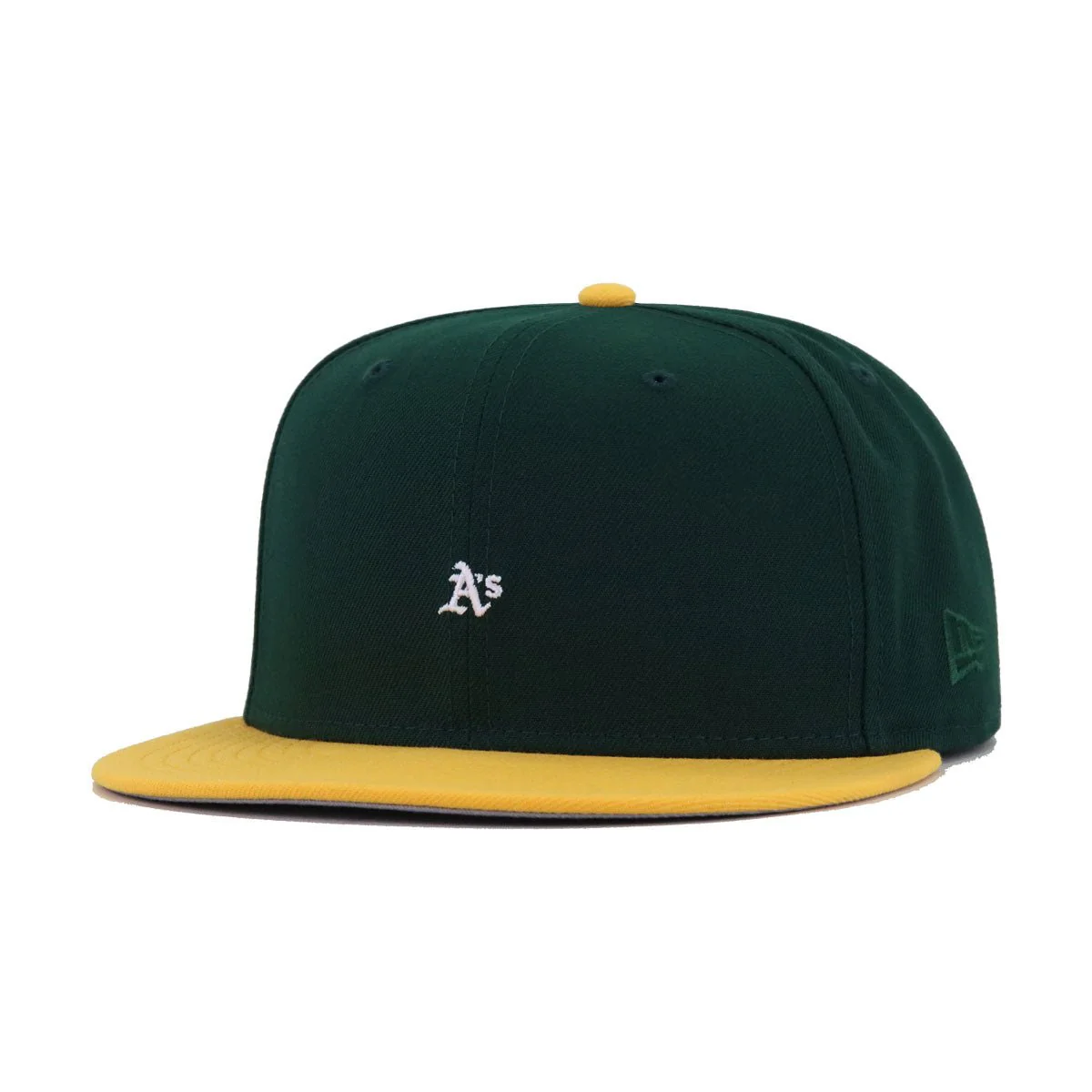 Oakland Athletics Dark Green A Gold SUPER MICRO New Era 59Fifty Fitted
