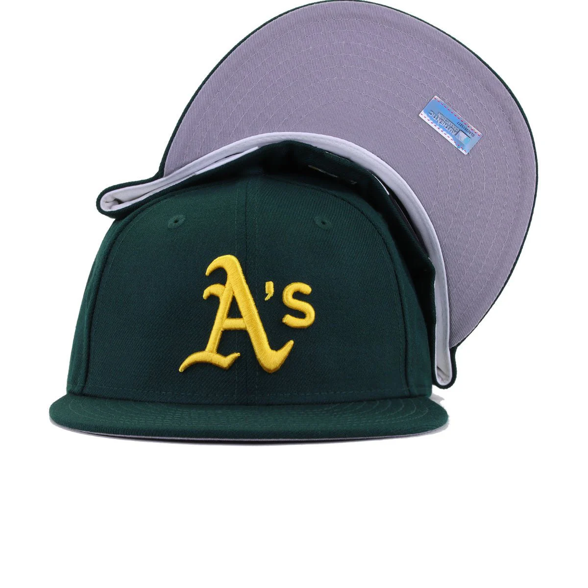 Oakland Athletics Dark Green Cooperstown AC New Era 59Fifty Fitted - Image 5