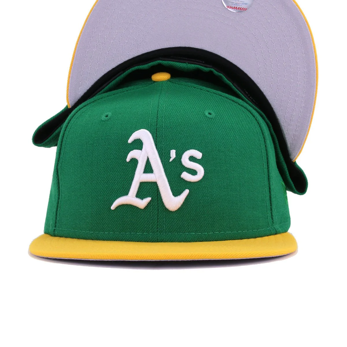 Oakland Athletics Kelly Green A Gold New Era 59Fifty Fitted - Image 4