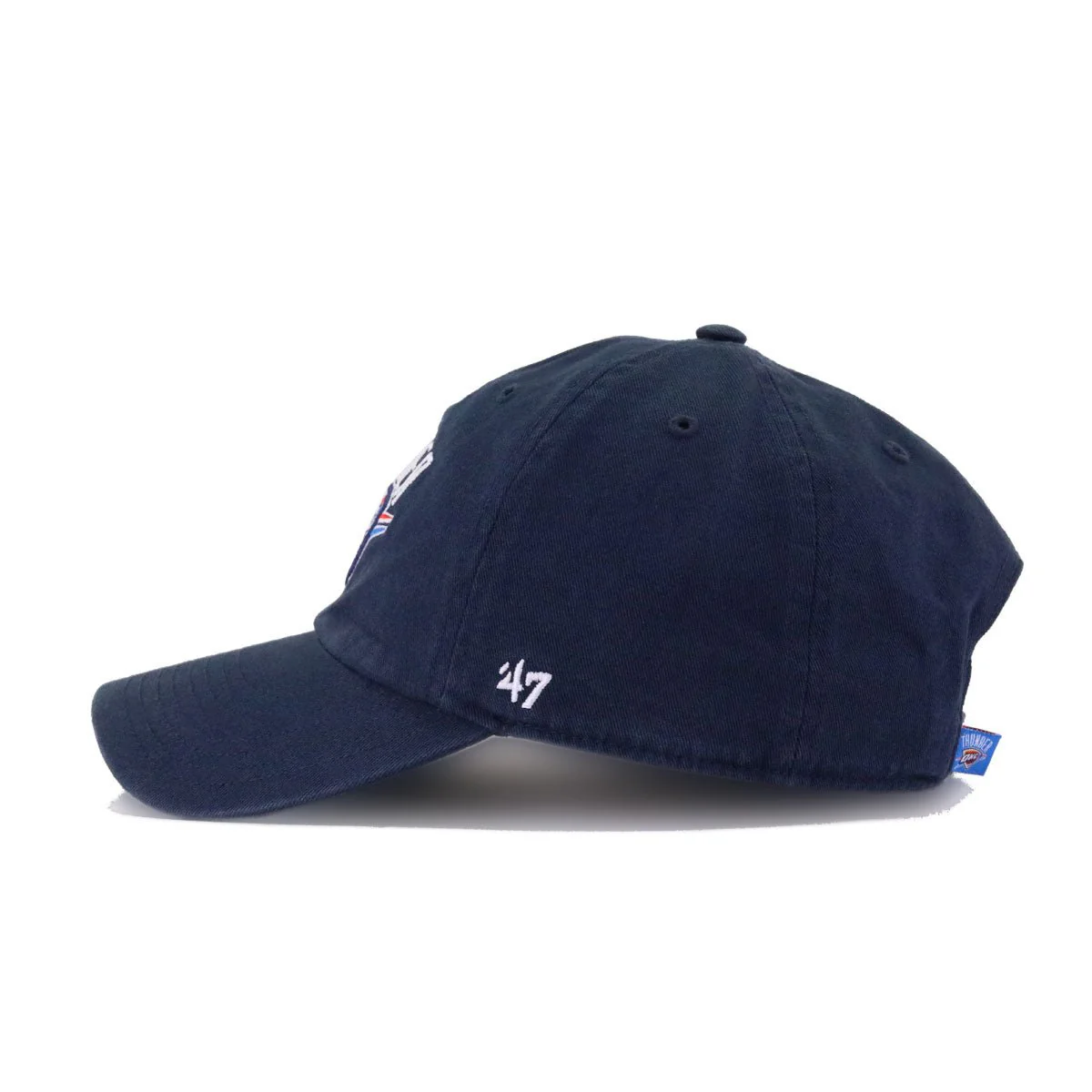 Oklahoma City Thunder Navy 47 Brand Clean Up Dad Hat - Image 2
