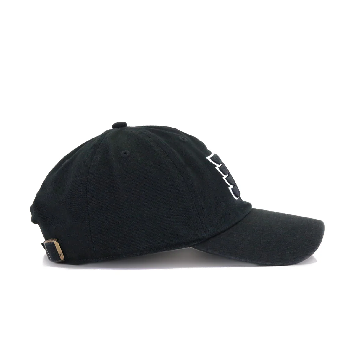 Philadelphia Flyers Black 47 Brand Clean Up Dad Hat - Image 3