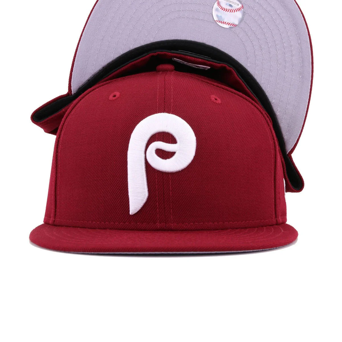 Philadelphia Phillies Cardinal New Era 59Fifty Fitted - Image 4