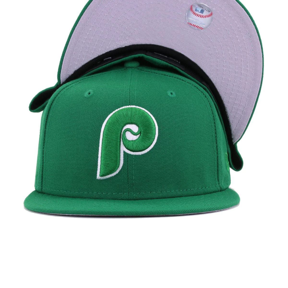 Philadelphia Phillies Kelly Green 1970 PHANATIC New Era 59Fifty Fitted - Image 5
