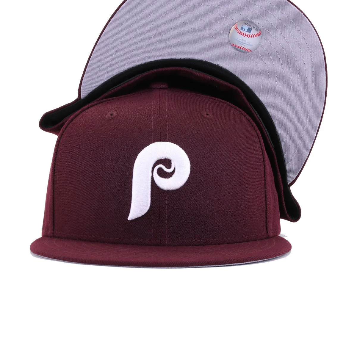Philadelphia Phillies Maroon New Era 59Fifty Fitted - Image 5
