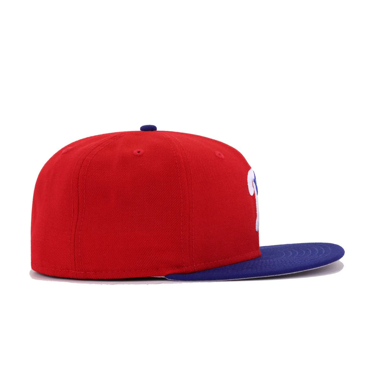 Philadelphia Phillies Scarlet Dark Royal Blue Cooperstown AC New Era 59Fifty Fitted - Image 4
