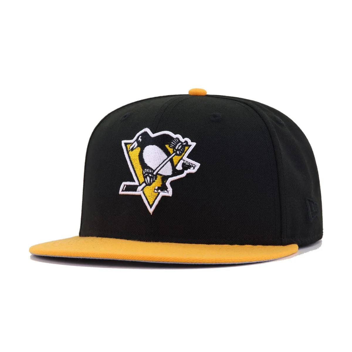 Pittsburgh Penguins Black R Gold New Era 59Fifty Fitted