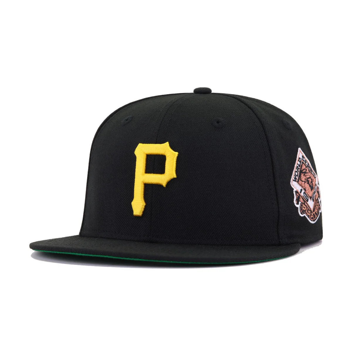 Pittsburgh Pirates Black 1960 World Series Cooperstown Green Bottom New Era 59Fifty Fitted
