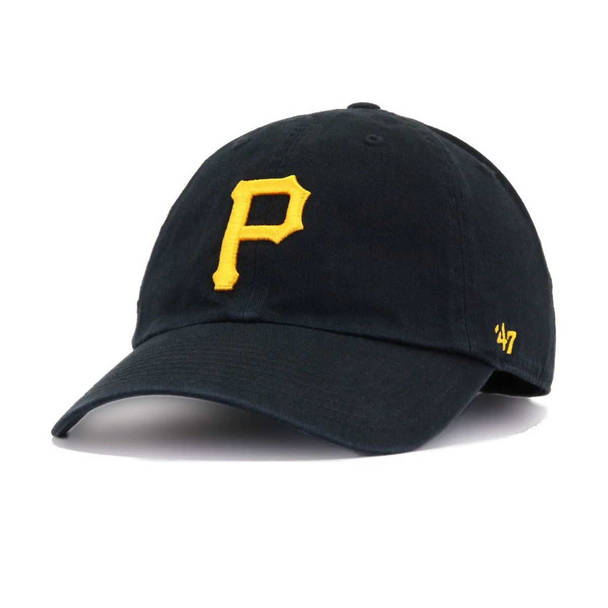 Pittsburgh Pirates Black 47 Brand Clean Up Dad Hat