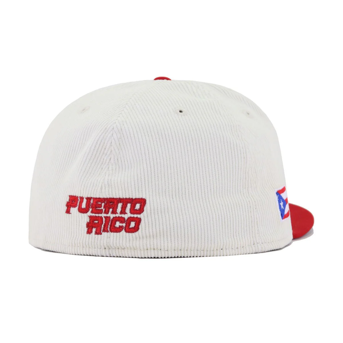 Puerto Rico Chrome Corduroy Scarlet New Era 59Fifty Fitted - Image 3