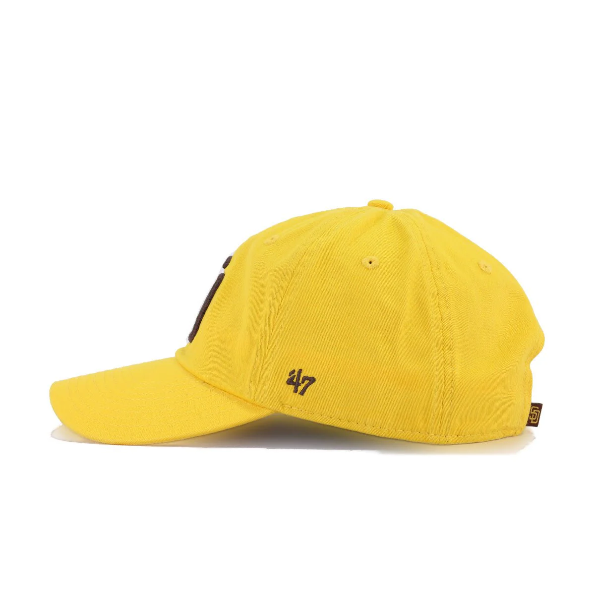 San Diego Padres Gold 47 Brand Clean Up Dad Hat - Image 2