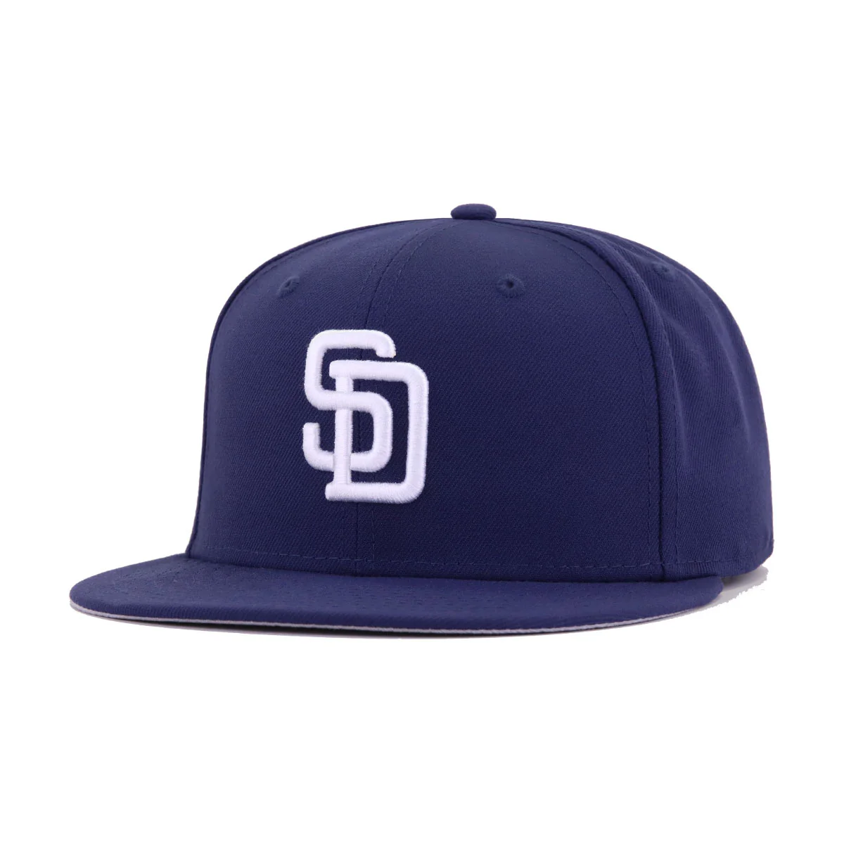 San Diego Padres Light Navy Cooperstown AC New Era 59Fifty Fitted