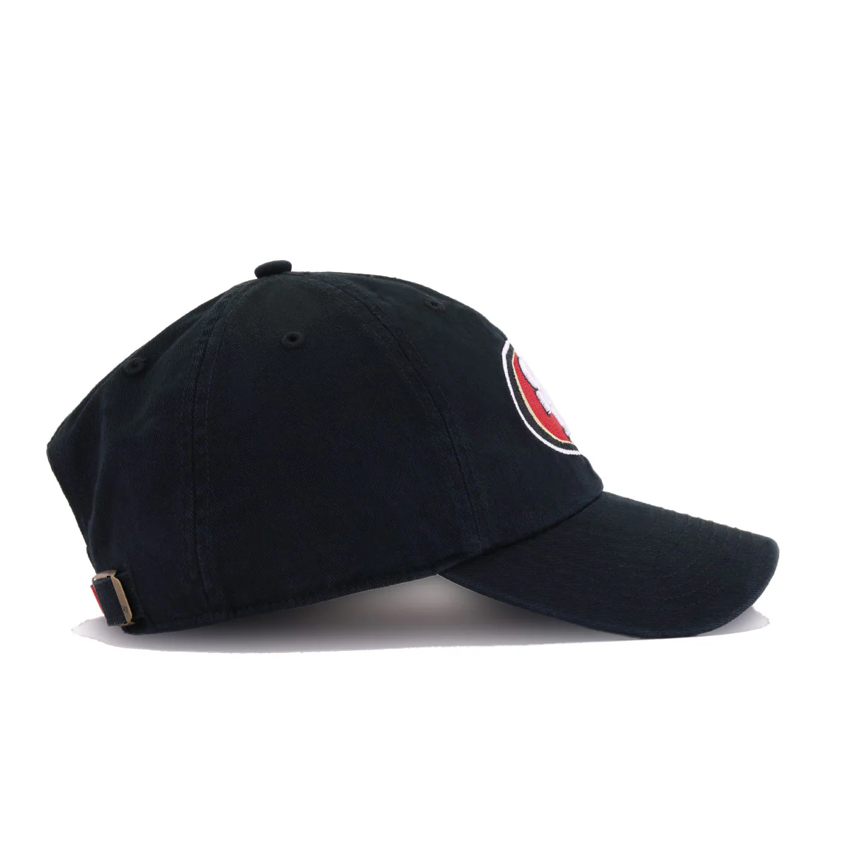 San Francisco 49ers Black 47 Brand Clean Up Dad Hat - Image 3