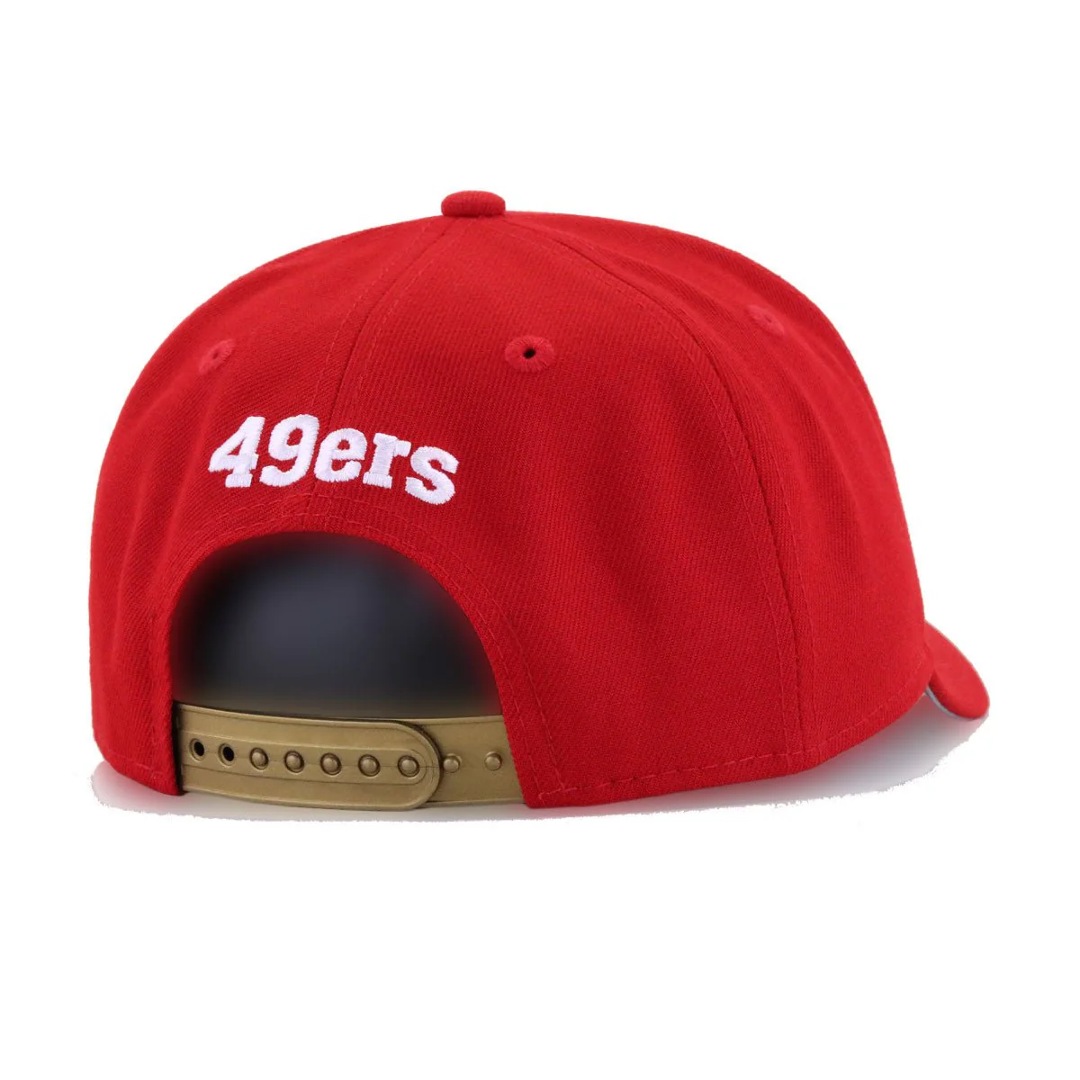 San Francisco 49ers Scarlet New Era 9Forty A-Frame Snapback - Image 3