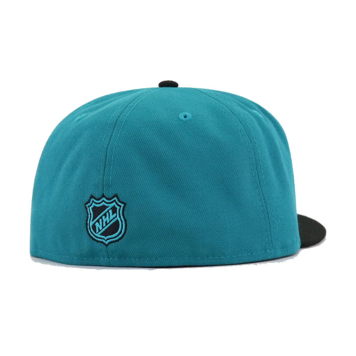 San Jose Sharks Aqua Black FREAK New Era 59Fifty Fitted - Image 2