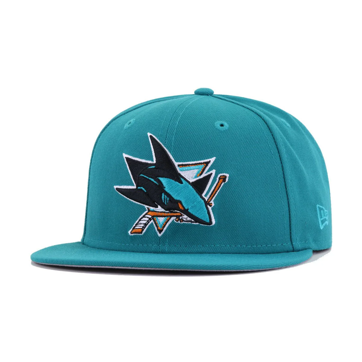 San Jose Sharks Aqua New Era 59Fifty Fitted