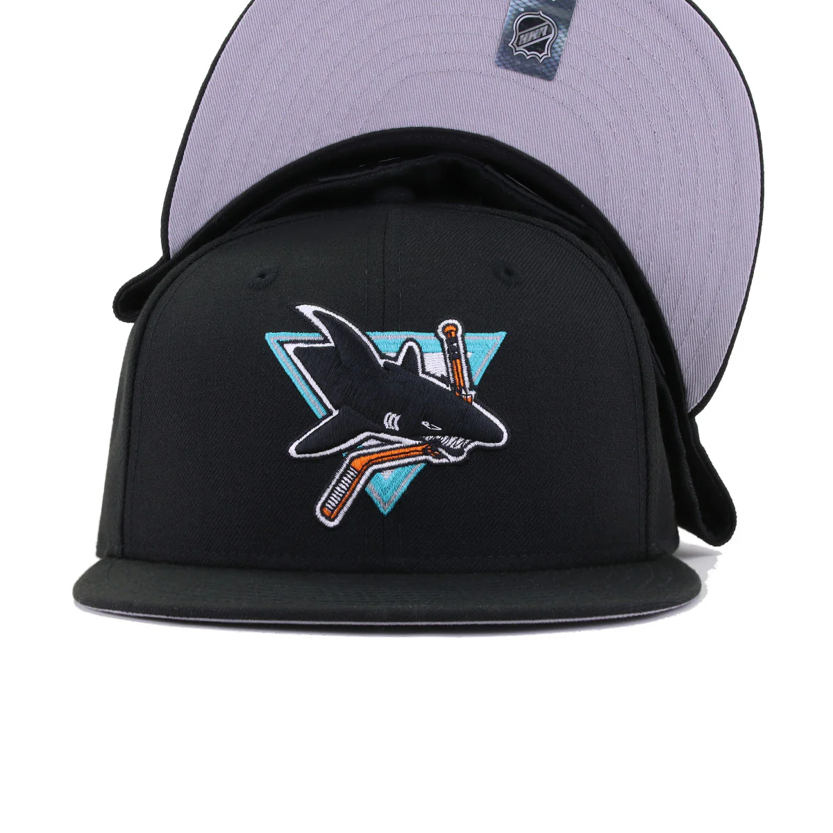 San Jose Sharks Black 1991 New Era 59Fifty Fitted - Image 4