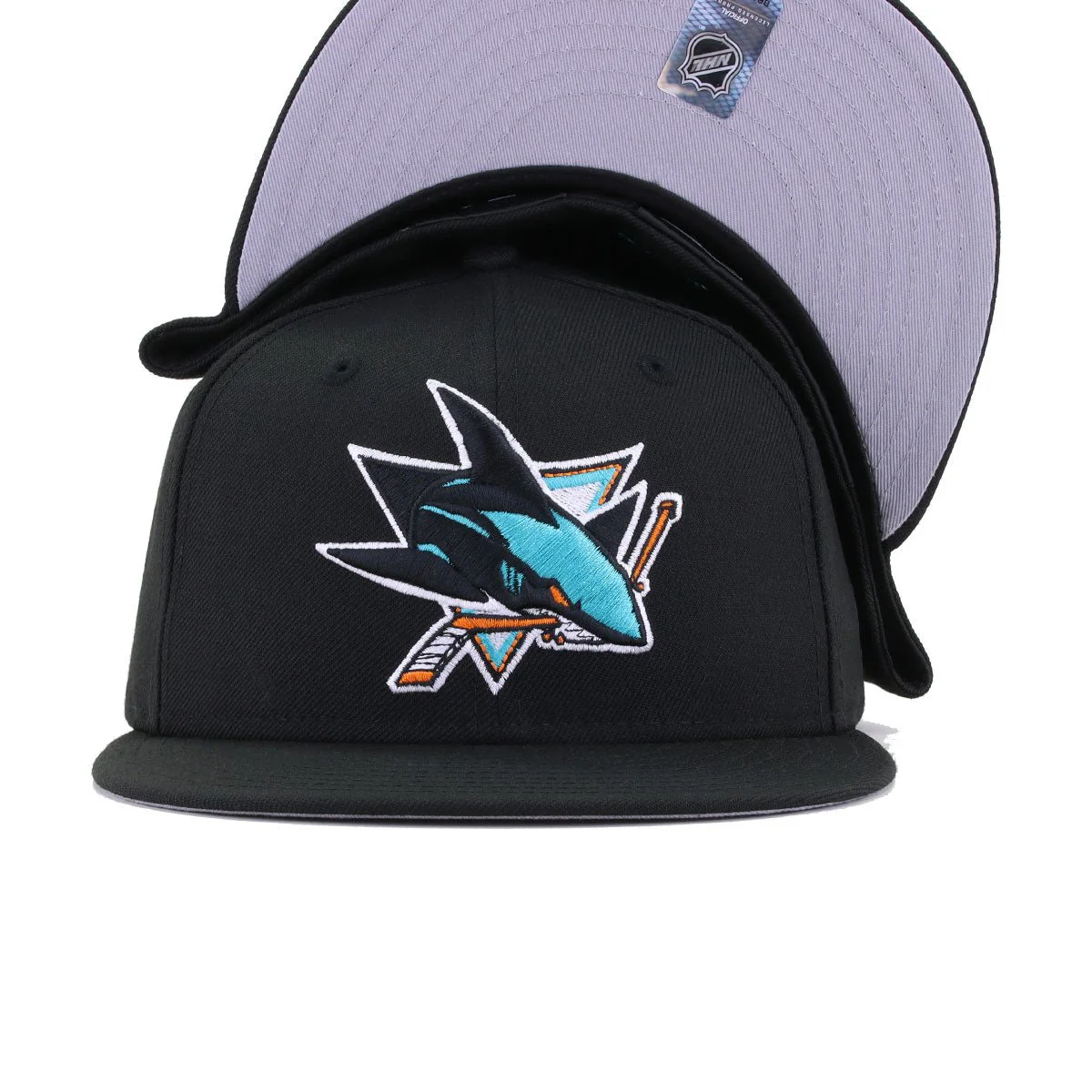 San Jose Sharks Black New Era 59Fifty Fitted - Image 4